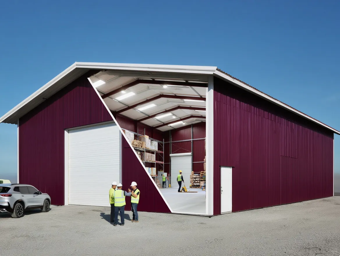 Строительство склада готовой продукции 12х20 м